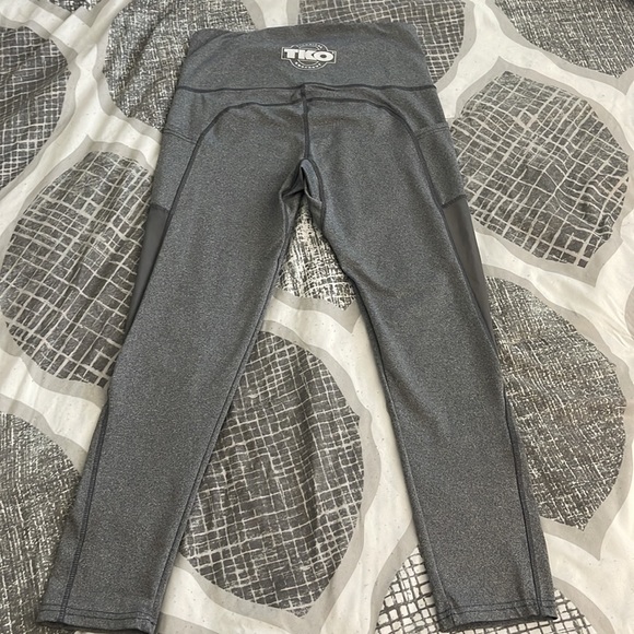 TKO High Waisted Grey Leggings - Picture 3 of 6